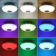 220V LED RGB Ceiling Light 3000-6500K Dimmable Acrylic Music Lamp bluetooth Remote Control