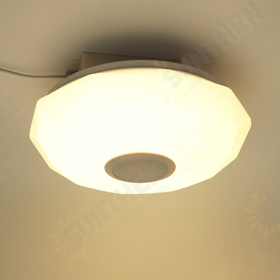 220V LED RGB Ceiling Light 3000-6500K Dimmable Acrylic Music Lamp bluetooth Remote Control 220V LED RGB Ceiling Light 3000-6500K Dimmable Acrylic Music Lamp bluetooth Remote Control