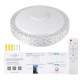 220V RGB LED Music Ceiling Lamp Dimmable bluetooth APP+Remote Control Kitchen Bedroom