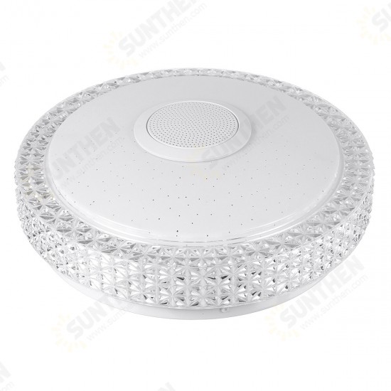 220V RGB LED Music Ceiling Lamp Dimmable bluetooth APP+Remote Control Kitchen Bedroom