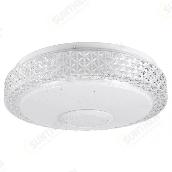 220V RGB LED Music Ceiling Lamp Dimmable bluetooth APP+Remote Control Kitchen Bedroom