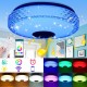 220V RGB LED Music Ceiling Lamp Dimmable bluetooth APP+Remote Control Kitchen Bedroom