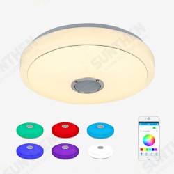 24/36/60W Smart LED Ceiling Light Lamp RGB bluetooth APP Music Speaker Dimmable 110-220V 24/36/60W Smart LED Ceiling Light Lamp RGB bluetooth APP Music Speaker Dimmable 110-220V