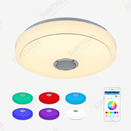 24/36/60W Smart LED Ceiling Light Lamp RGB bluetooth APP Music Speaker Dimmable 110-220V 24/36/60W Smart LED Ceiling Light Lamp RGB bluetooth APP Music Speaker Dimmable 110-220V