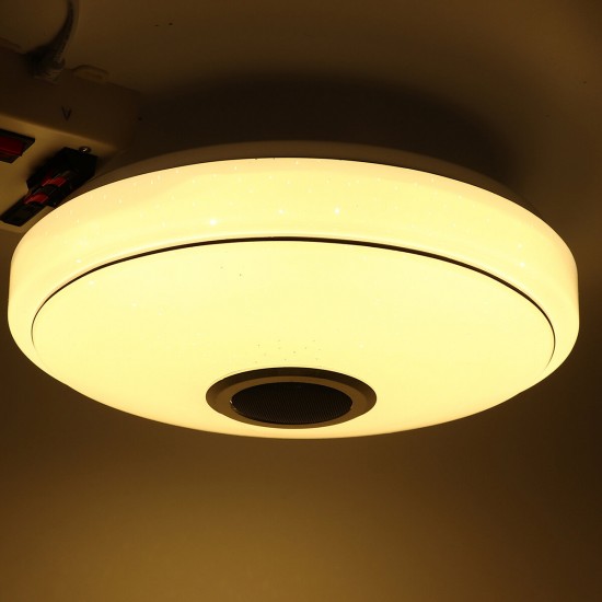 24/36/60W Smart LED Ceiling Light Lamp RGB bluetooth APP Music Speaker Dimmable 110-220V