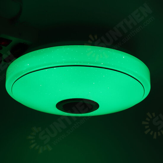 24/36/60W Smart LED Ceiling Light Lamp RGB bluetooth APP Music Speaker Dimmable 110-220V