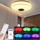 24/36/60W Smart LED Ceiling Light Lamp RGB bluetooth APP Music Speaker Dimmable 110-220V