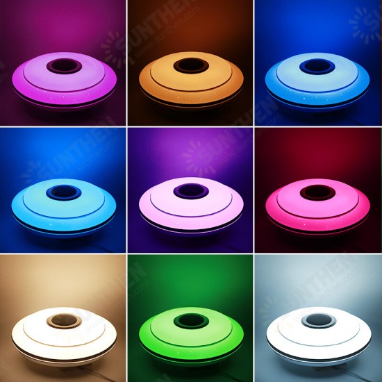 29CM LED RGB Music Ceiling Lamp bluetooth APP+Remote Control Children's Room Bedroom