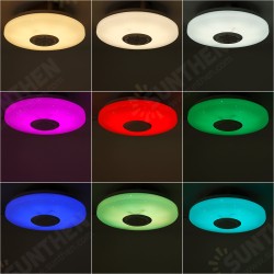30cm Diameter 36W Bluetooth LED Ceiling Light RGB Music Speaker Dimming Lamp APP Remote Control 30cm Diameter 36W Bluetooth LED Ceiling Light RGB Music Speaker Dimming Lamp APP Remote Control