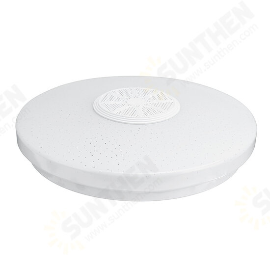 30cm Diameter 36W Bluetooth LED Ceiling Light RGB Music Speaker Dimming Lamp APP Remote Control