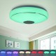 33/40cm Diameter Wifi Smart Bluetooth LED Ceiling Light RGB 3D Sound Music Speeker Dimmable Lamp APP Remote