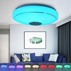 33/40cm Diameter Wifi Smart Bluetooth LED Ceiling Light RGB 3D Sound Music Speeker Dimmable Lamp APP Remote 33/40cm Diameter Wifi Smart Bluetooth LED Ceiling Light RGB 3D Sound Music Speeker Dimmable Lamp APP Remote