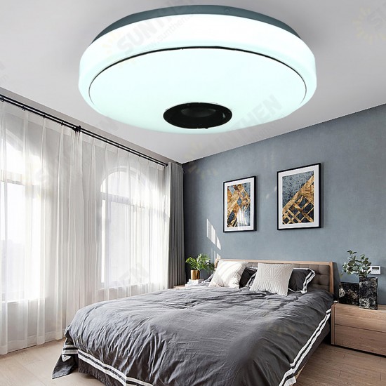 33CM 36W bluetooth Music LED Ceiling Light RGB Star Stereo Speaker Lamp With Remote Control AC170-265V/85-265V