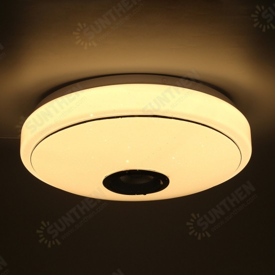 33CM 36W bluetooth Music LED Ceiling Light RGB Star Stereo Speaker Lamp With Remote Control AC170-265V/85-265V