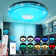 33CM LED Ceiling Light Lamp RGB bluetooth Music Speaker Dimmable Bedroom Lamp