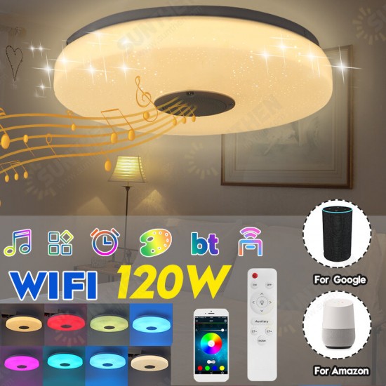 33cm LED Ceiling Lights Colorful DownLight Lamp Smart Control bluetooth WIFI APP Home