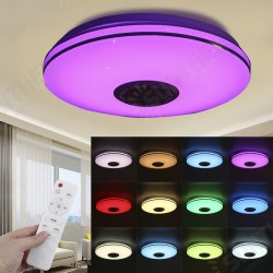 34cm bluetooth WIFI APP LED Ceiling Light RGB Music Speaker Dimmable Bedroom Lamp + Remote Control 110-245V 34cm bluetooth WIFI APP LED Ceiling Light RGB Music Speaker Dimmable Bedroom Lamp + Remote Control 110-245V