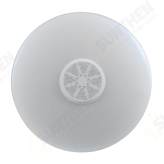 34cm bluetooth WIFI APP LED Ceiling Light RGB Music Speaker Dimmable Bedroom Lamp + Remote Control 110-245V