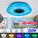 36/40cm 120W Music Ceiling Light with Bluetooth Speaker Smart APP and Remote Control