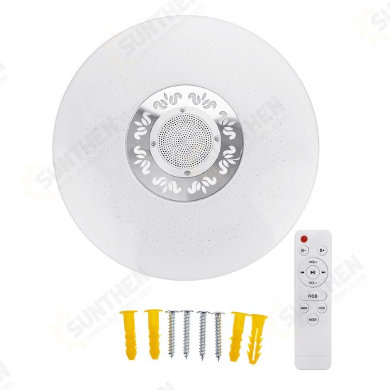 36/40cm 120W Music Ceiling Light with Bluetooth Speaker Smart APP and Remote Control