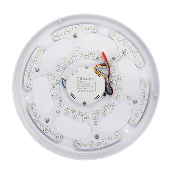 36/40cm 120W Music Ceiling Light with Bluetooth Speaker Smart APP and Remote Control