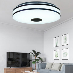 36/60W 220V/110-220V Dimmable Bluetooth WIFI LED Smart Ceiling Light 256 RGB Music Speaker Lamp APP Remote 36/60W 220V/110-220V Dimmable Bluetooth WIFI LED Smart Ceiling Light 256 RGB Music Speaker Lamp APP Remote