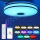 36/60W 220V/110-220V Dimmable Bluetooth WIFI LED Smart Ceiling Light 256 RGB Music Speaker Lamp APP Remote