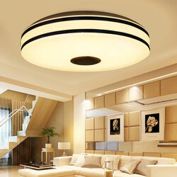 36/60W 220V/110-220V Dimmable Bluetooth WIFI LED Smart Ceiling Light 256 RGB Music Speaker Lamp APP Remote 36/60W 220V/110-220V Dimmable Bluetooth WIFI LED Smart Ceiling Light 256 RGB Music Speaker Lamp APP Remote