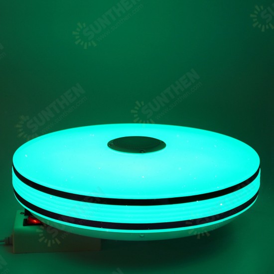 36/60W 220V/110-220V Dimmable Bluetooth WIFI LED Smart Ceiling Light 256 RGB Music Speaker Lamp APP Remote