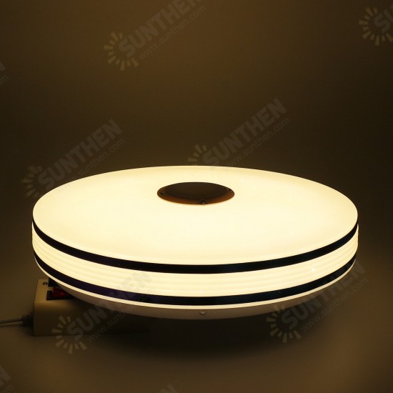 36/60W 220V/110-220V Dimmable Bluetooth WIFI LED Smart Ceiling Light 256 RGB Music Speaker Lamp APP Remote