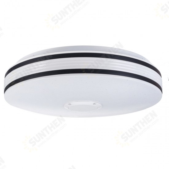 36/60W 220V/110-220V Dimmable Bluetooth WIFI LED Smart Ceiling Light 256 RGB Music Speaker Lamp APP Remote