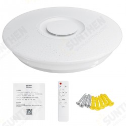36CM/40CM 36W Smart bluetooth LED Ceiling Light Dimmable RGB Music APP Bedroom Lamp with Remote Control 36CM/40CM 36W Smart bluetooth LED Ceiling Light Dimmable RGB Music APP Bedroom Lamp with Remote Control