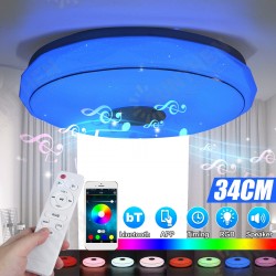 36W 220V LED Ceiling Light 256 RGB Music Speeker Dimmable Lamp APP Remote Bluetooth 36W 220V LED Ceiling Light 256 RGB Music Speeker Dimmable Lamp APP Remote Bluetooth
