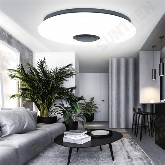 36W 330MM bluetooth Smart APP LED Music Ceiling Light Work With Alexa Google Home 85-265V