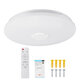 36W 85-265V LED RGB Music Smart Ceiling Lamp APP+Remote Control Works w/ Google Home/Alexa