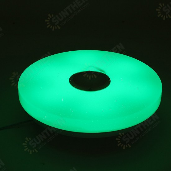 36W/60W 33CM Diameter Modern LED Music Ceiling Light RGB APP Bluetooth Speaker Down Lamp