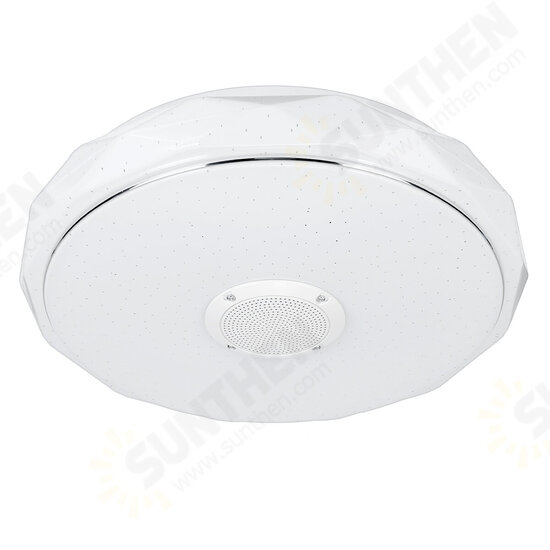 36W/60W 34CM Modern LED Music Ceiling Light RGB bluetooth Speaker Down Lamp APP+Remote Control