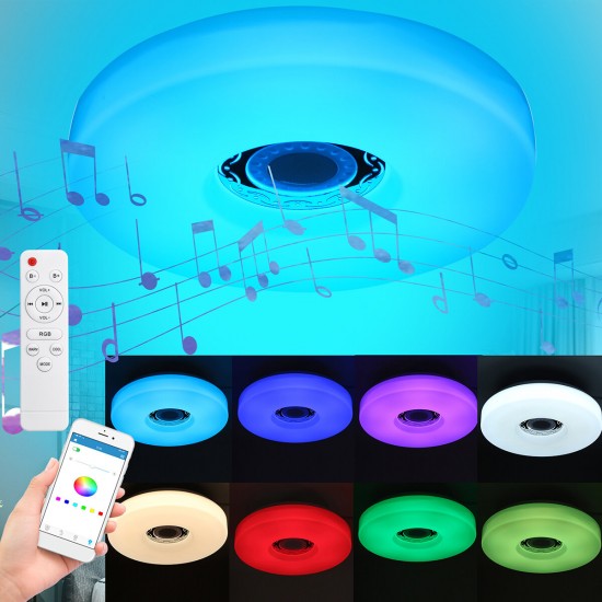 36W/72W 33cm WIFI LED Ceiling Light RGB Bluetooth Music Dimmable Lamp APP