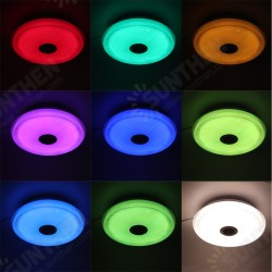 38CM 100-240V Wide Voltage Full Color Light bluetooth Music Ceiling Light bluetooth APP+Remote Control