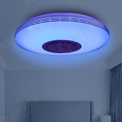 39CM RGB bluetooth WIFI LED Ceiling Light Dimmable Music Speaker Lamp With Remote Control for Indoor Home 85-265V 39CM RGB bluetooth WIFI LED Ceiling Light Dimmable Music Speaker Lamp With Remote Control for Indoor Home 85-265V