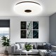 40CM 36W AS102 LED RGB Music Ceiling Lamp APP+Remote Control Work with Google Home Alexa 220V/85-265V