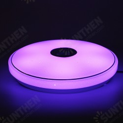 40cm 48W Wifi RGB LED Bluetooth Play Music Smart Ceiling Light Dimmable APP Intelligent Voice Remote Works with Alexa Google Home 40cm 48W Wifi RGB LED Bluetooth Play Music Smart Ceiling Light Dimmable APP Intelligent Voice Remote Works with Alexa Google Home