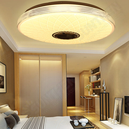 40cm 85-265V Bluetooth LED Ceiling Light 256 RGB Music Speeker Dimmable Lamp 2.4GHz Remote