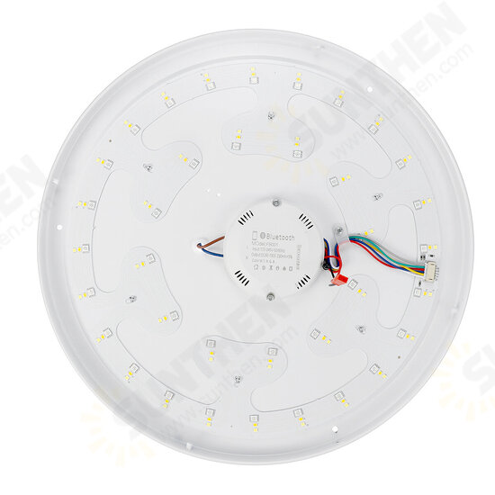 40cm LED RGB Music Ceiling Lamp bluetooth APP/Remote Control Kitchen Bedroom Bathroom