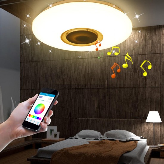 48W 102LED Dimmable RGBW Music Ceiling Light Starry Sky bluetooth APP Control