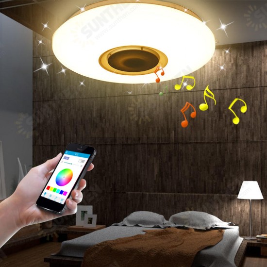 48W 102LED Dimmable RGBW Music Ceiling Light Starry Sky bluetooth APP Control