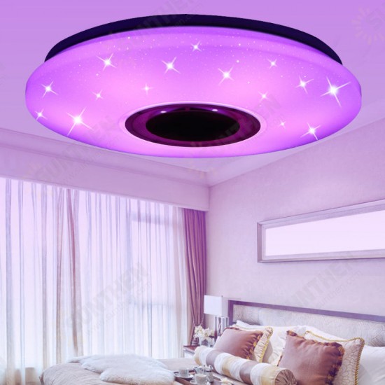 48W 102LED Dimmable RGBW Music Ceiling Light Starry Sky bluetooth APP Control