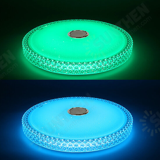 48W Smart bluetooth LED Ceiling Light Modern Music APP Control Bedroom Indoor Lamp AC110-240V/185-240V