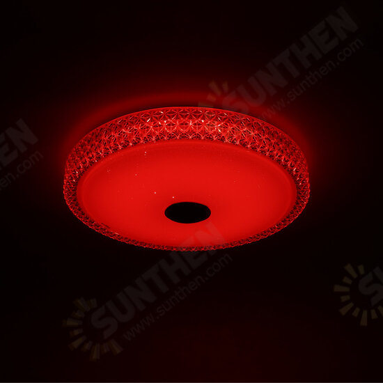 48W Smart bluetooth LED Ceiling Light Modern Music APP Control Bedroom Indoor Lamp AC110-240V/185-240V