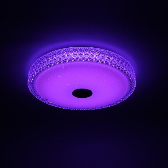 48W Smart bluetooth LED Ceiling Light Modern Music APP Control Bedroom Indoor Lamp AC110-240V/185-240V